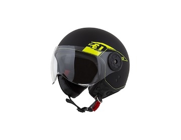 přilba C30, ZED (černá matná/žlutá fluo, vel. S)