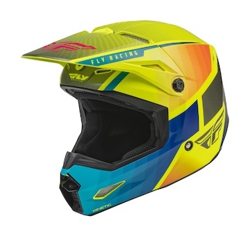 přilba KINETIC DRIFT, FLY RACING - USA (modrá/hi-vis/šedá , vel. 2XL)