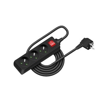 Prodlužovací přívod RPC 20B, 3 m, 3 zásuvky, 3 x 1,0 mm² WS RETLUX