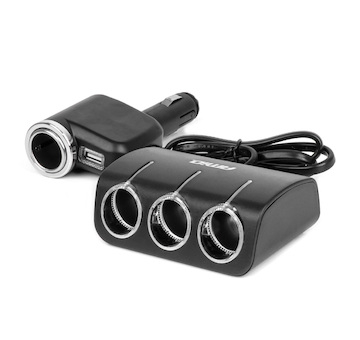 Prodlužovací zásuvkai 12V 24V 120W 80cm AMIO-04360