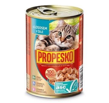 PROPESKO Cat ASC losos v želé, kousky 415 g