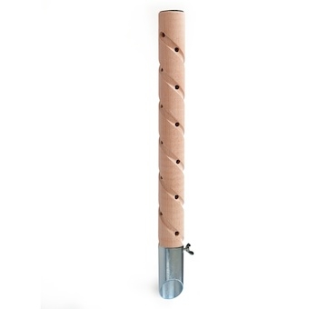 Psí pisoár design 3 dřevěný 60 cm