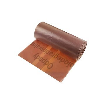 Pytel na odpad 120 l, hnědý (na bioodpad), 10 ks – GEKO