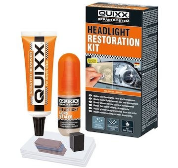 QUIXX 38176 Sada na renovaci světlometů pasta 50 g roztok 30 ml