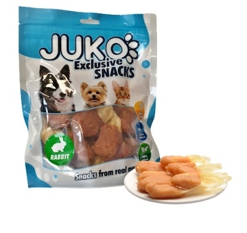 Rabbit Ear with Chicken JUKO Snacks 250 g