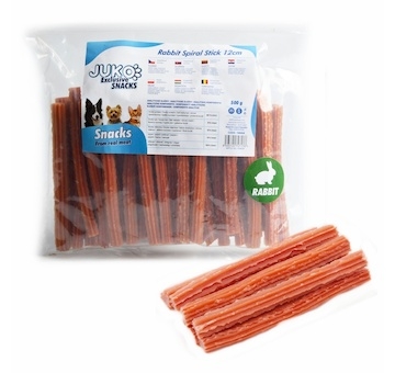 Rabbit Spiral Stick JUKO Snacks 12 cm (500 g)