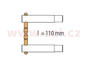 ramena pro bodovací kleště s krytkou PORTASPOT, délka 110 mm (2 ks)