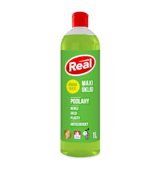Real maxi úklid, mytí povrchů 1l s aroma oleji, antistatický