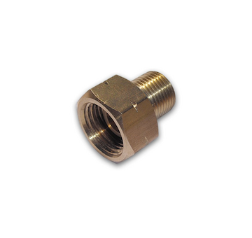 Redukce na plynové láhve, vnitřní GW21,8mm L na vnější GZ3/8