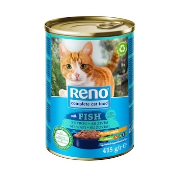 RENO Cat rybí, kousky 415 g