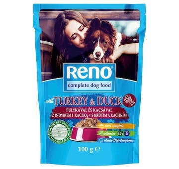 RENO Dog krůta a kachna, kapsa 100 g 