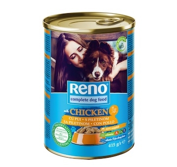 RENO Dog kuřecí, kousky 415 g