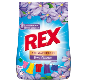 REX prací prášek 17PD=1,02kg Color Jasmin