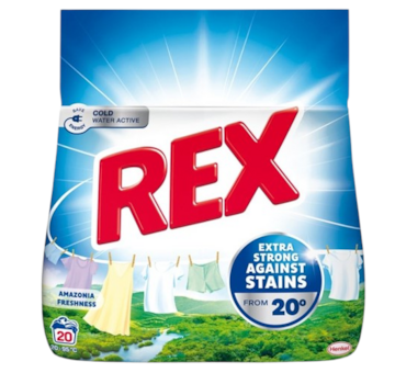 REX prací prášek Amazonia Freshness 20 praní, 1,1kg