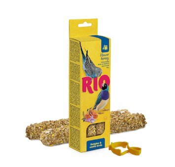 RIO tyčinky pro andulky a drobné exoty s medem 2x40g