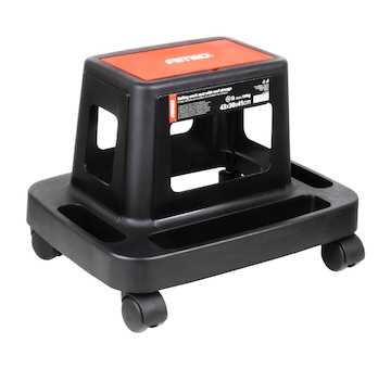 Rolovací pracovní sedadlo s vestavěným úložným prostorem na nářadí 135 kg