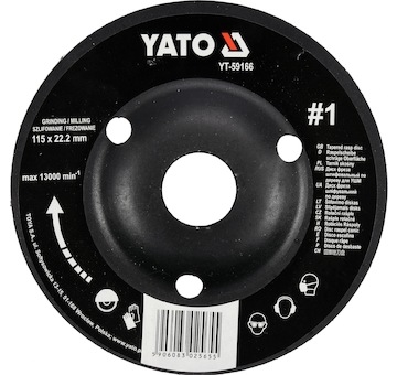 Rotační rašple úhlová hrubá 115 mm typ 1