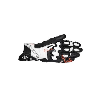 rukavice GP PLUS R V3, ALPINESTARS (černá/bílá/červená fluo, vel. M)