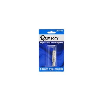 Rychlospojka vzduchová, vsuvka pro hadici, 13mm, samec GEKO
