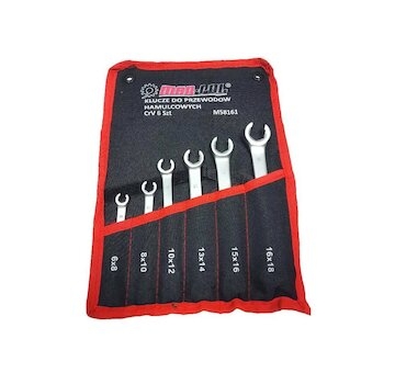 Sada klíčů na brzdové trubky 6ks 6-18mm MAR-POL