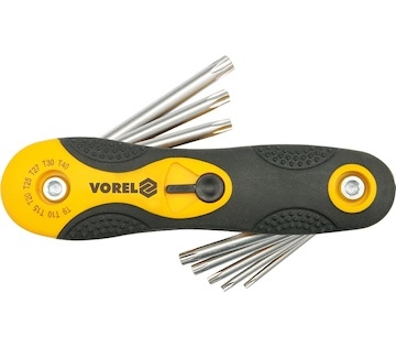 Sada klíčů TORX 8 ks CrV
