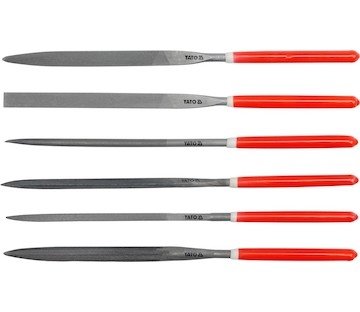 Sada pilníků jehlových 4 x 160 mm 6 ks