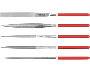 Sada pilníků jehlových diamantových 5 x 180 mm 5 ks