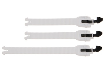 sada přezek pro boty TECH1 a TECH3, ALPINESTARS (bílé, sada 3 ks)