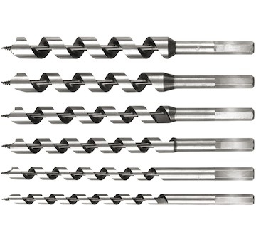 Sada vrtáků do dřeva 6 ks 230 mm