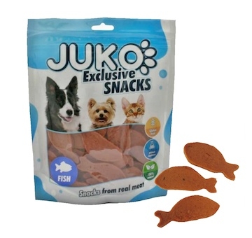 Salmon in Fish Shape JUKO Snacks 250 g