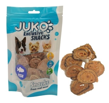 Salmon sushi with fish skin JUKO Snacks 70 g
