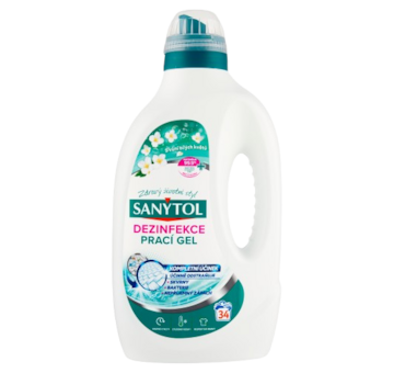 SANYTOL dezinfekční prací gel květinová svěžest 34PD/1,7l