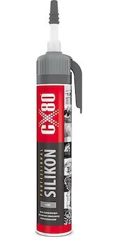 Šedý silikon s ekologickým aplikátorem CX80 Grey Silicone 210 ml
