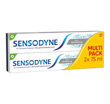 Sensodyne 75ml(2ks/bal) DUO extra white zubní pasta