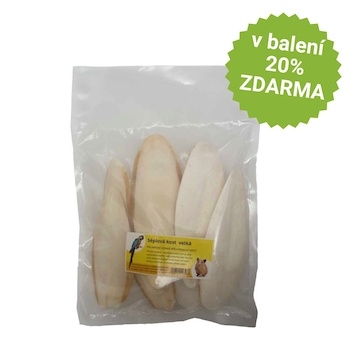 Sépiová kost velká cca 20 cm (10 ks) 