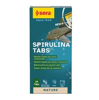 Sera krmivo pro ryby pojídající řasy Spirulina Tabs 24tbl.Nature