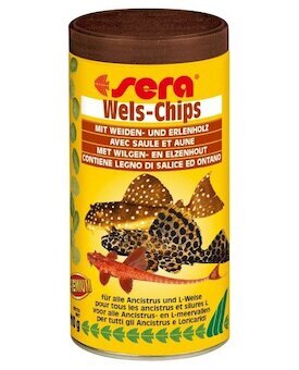 Sera speciální krmivo pro krunýřovité sumečky Wels-Chips 250ml Nature