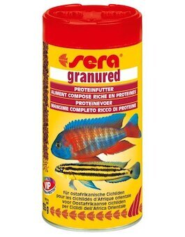 Sera základní krmivo pro dravé cichlidy Granured 250ml Nature