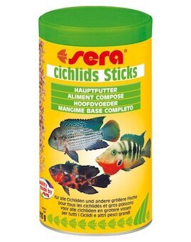Sera základní krmivo pro středně velké a velké cichlidy Cichlids Stick 1000ml Nature
