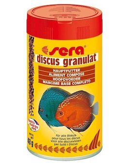 Sera základní krmivo pro terčovce a jiné náročné ryby Discus Granulat 100ml Nature