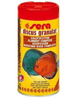 Sera základní krmivo pro terčovce a jiné náročné ryby Discus Granulat 250ml Nature