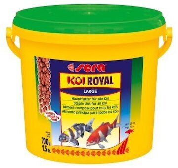 Sera základníé krmivo pro koi a iostatní jezírkové ryby Koi Royal Large 3,8l Nature