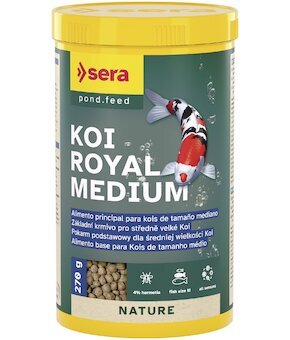 Sera základníé krmivo pro koi a iostatní jezírkové ryby Koi Royal Medium 1000ml Nature