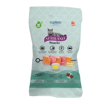 Serrano Snack Cat Omega 3 DHA Salmon 50 g