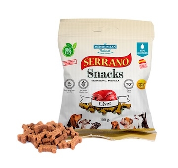Serrano Snack Dog Liver 100 g