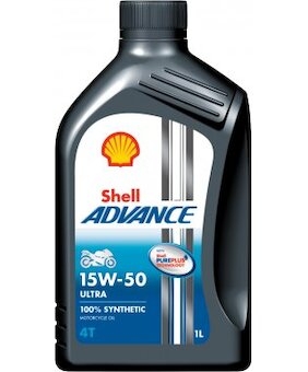 Shell Advance Ultra 4T 15W-50 1 l