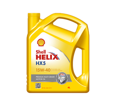SHELL HELIX HX5 15W-40 4L