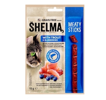 Shelma Sticks se pstruhem a borůvkami GF 15 g