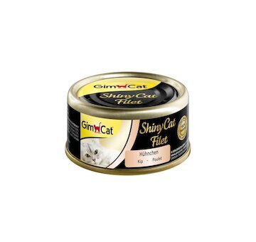 ShinyCat CHICKEN FILLET v kuřecím vývaru 70 g (konzerva)