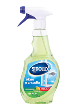 SIDOLUX WINDOW NANO CODE - LEMONGRASS -  čistič oken s NANO technologií, 500ml